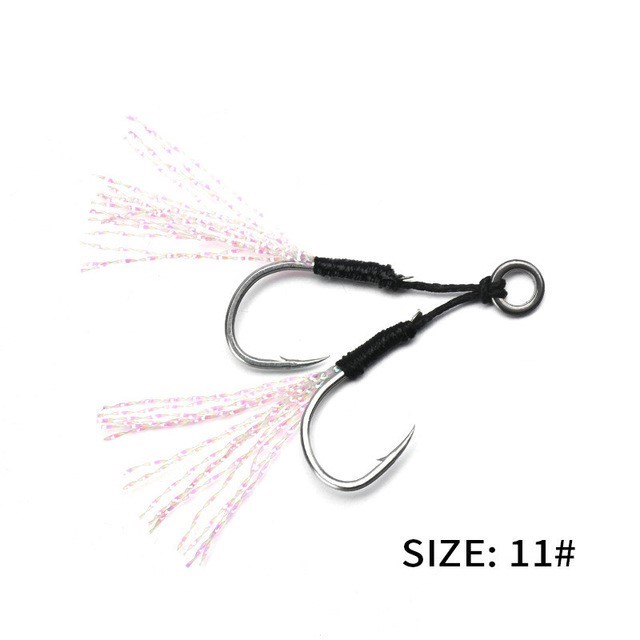 allblue double assist hook 11#