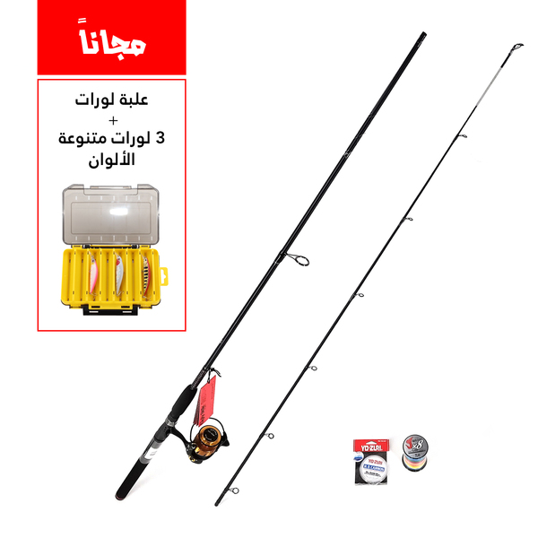 Casting (Ugly Stick Shakespeare GX2 2.7M Rod and Penn VI 4500 reel including Daiwa Braid 28lb and fluorocarbon lines) Combo