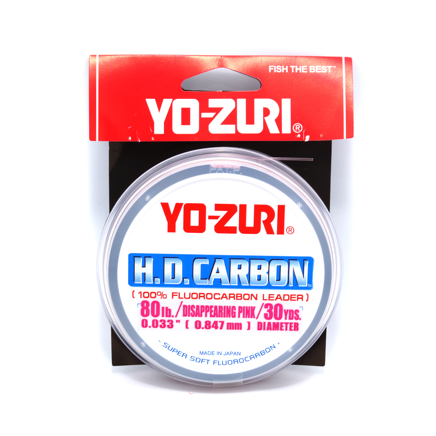 yo-zuri h.d. carbon disappearing pink hd 27.4m